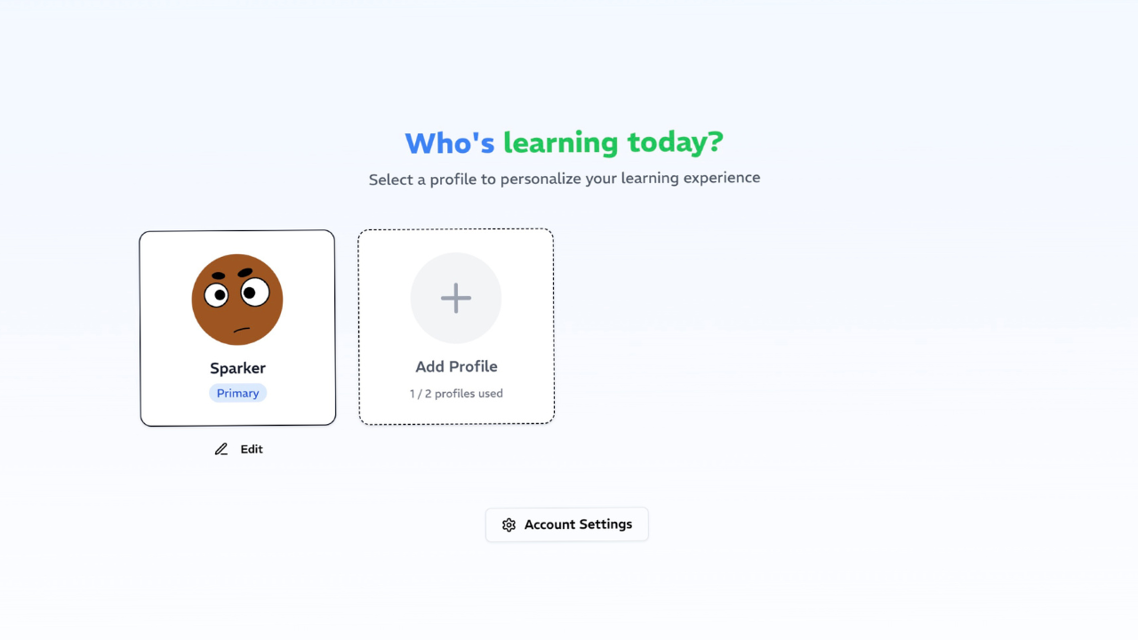 Create multiple profiles for different kids